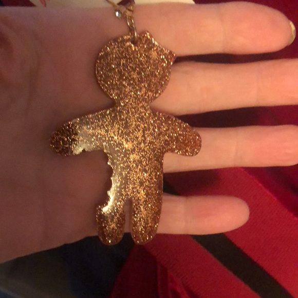 New Betsey Johnson Sparkly Gingerbread Earrings with rhinestones - Picture 7 of 13